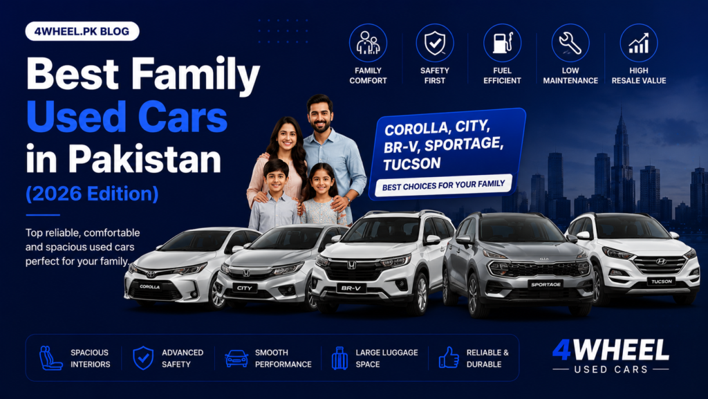 Best Family Used Cars in Pakistan (2026 Edition)