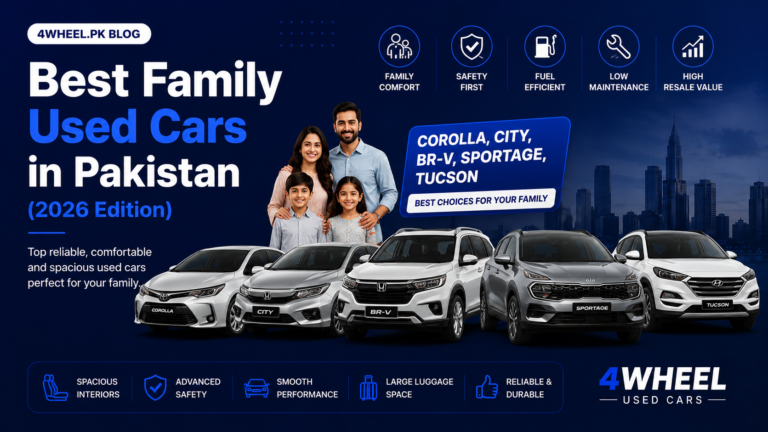 Best Family Used Cars in Pakistan (2026 Edition)