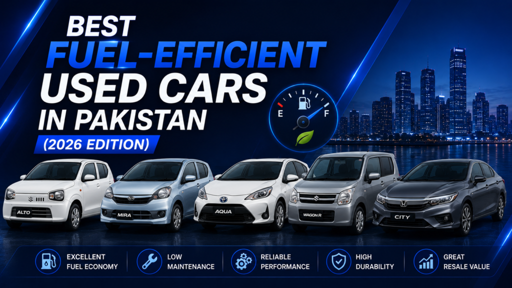 Best Fuel-Efficient Used Cars in Pakistan (2026 Edition)