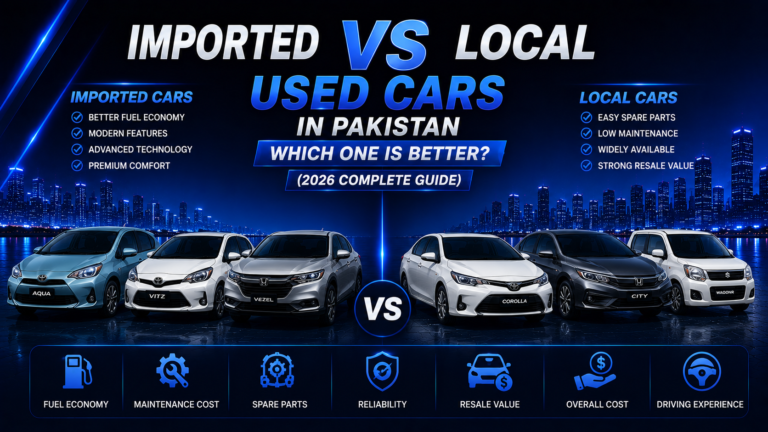 Imported vs Local Used Cars in Pakistan – Which One Is Better? (2026 Complete Guide)