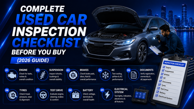 Complete Used Car Inspection Checklist Before You Buy (2026 Guide)