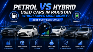 Petrol vs Hybrid Used Cars in Pakistan – Which Saves More Money (2026 Complete Guide)